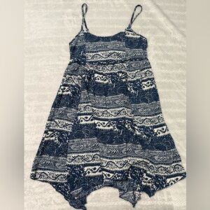 American Eagle Outfitters blue and white dress size XS